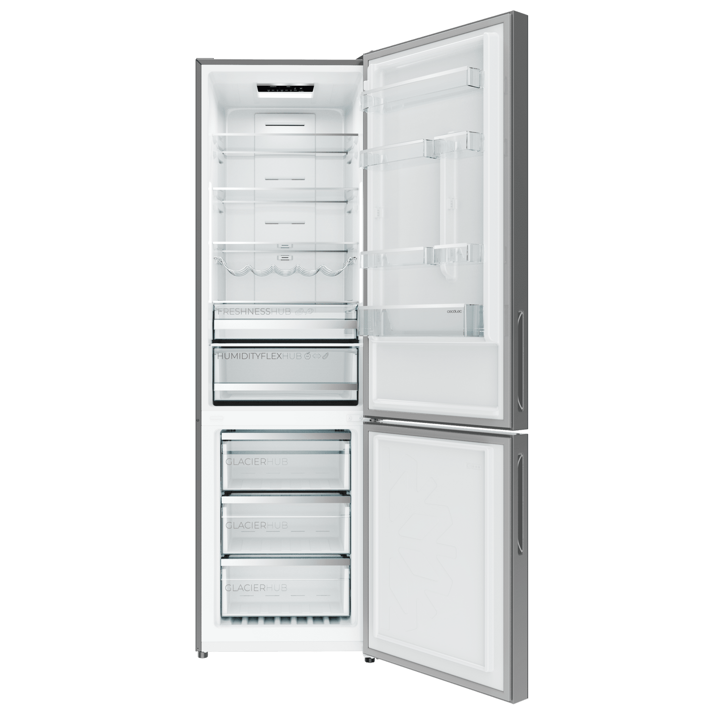 Cecotec Bolero CoolMarket Combi 356i Frigorífico 356L Dark D