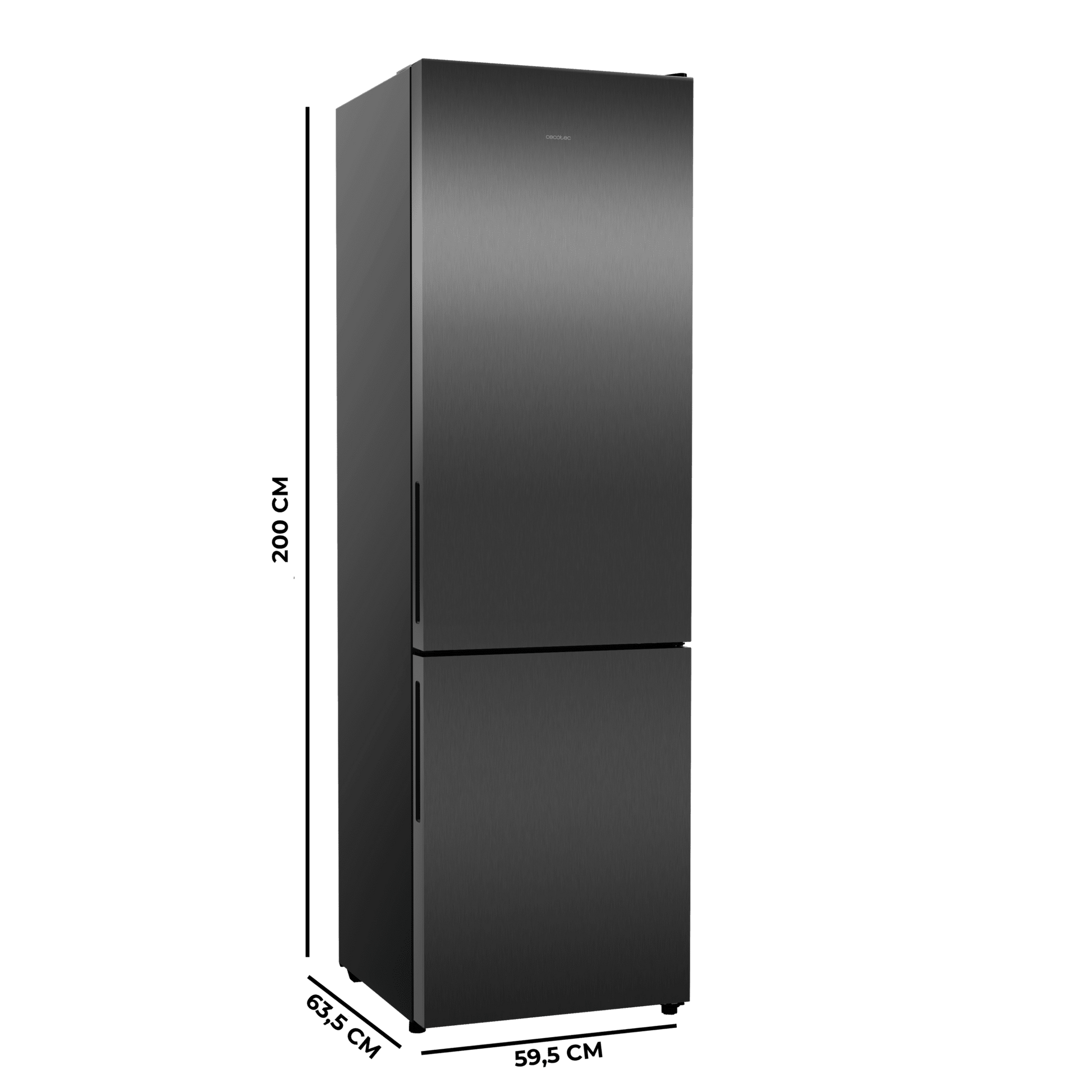 Cecotec Bolero CoolMarket Combi 356i Frigorífico 356L Dark D