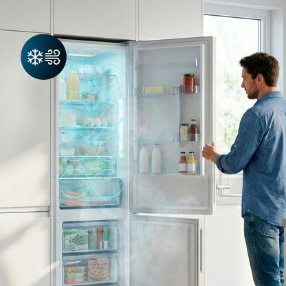 Cecotec Bolero CoolMarket Combi 356i Frigorífico 356L Dark D