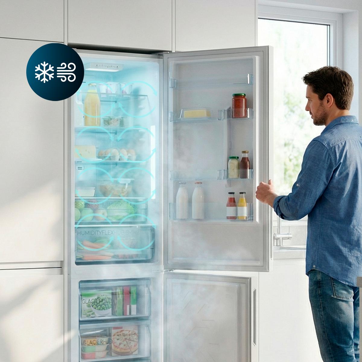 Cecotec Bolero CoolMarket Combi 356i Frigorífico Combi No Frost Dark