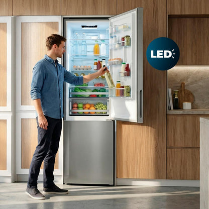 Cecotec Bolero CoolMarket Combi 356i Frigorífico Combi No Frost Dark
