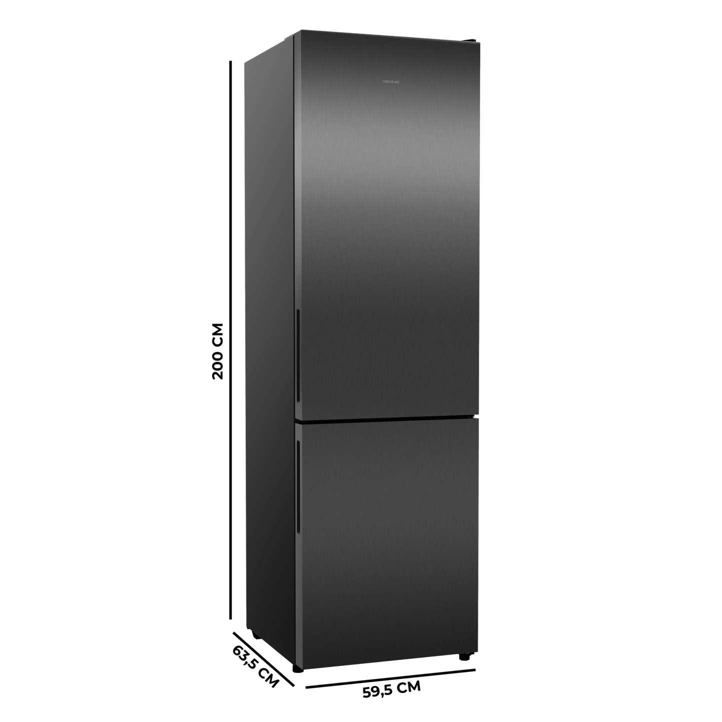 Cecotec Bolero CoolMarket Combi 356i Frigorífico Combi No Frost Dark