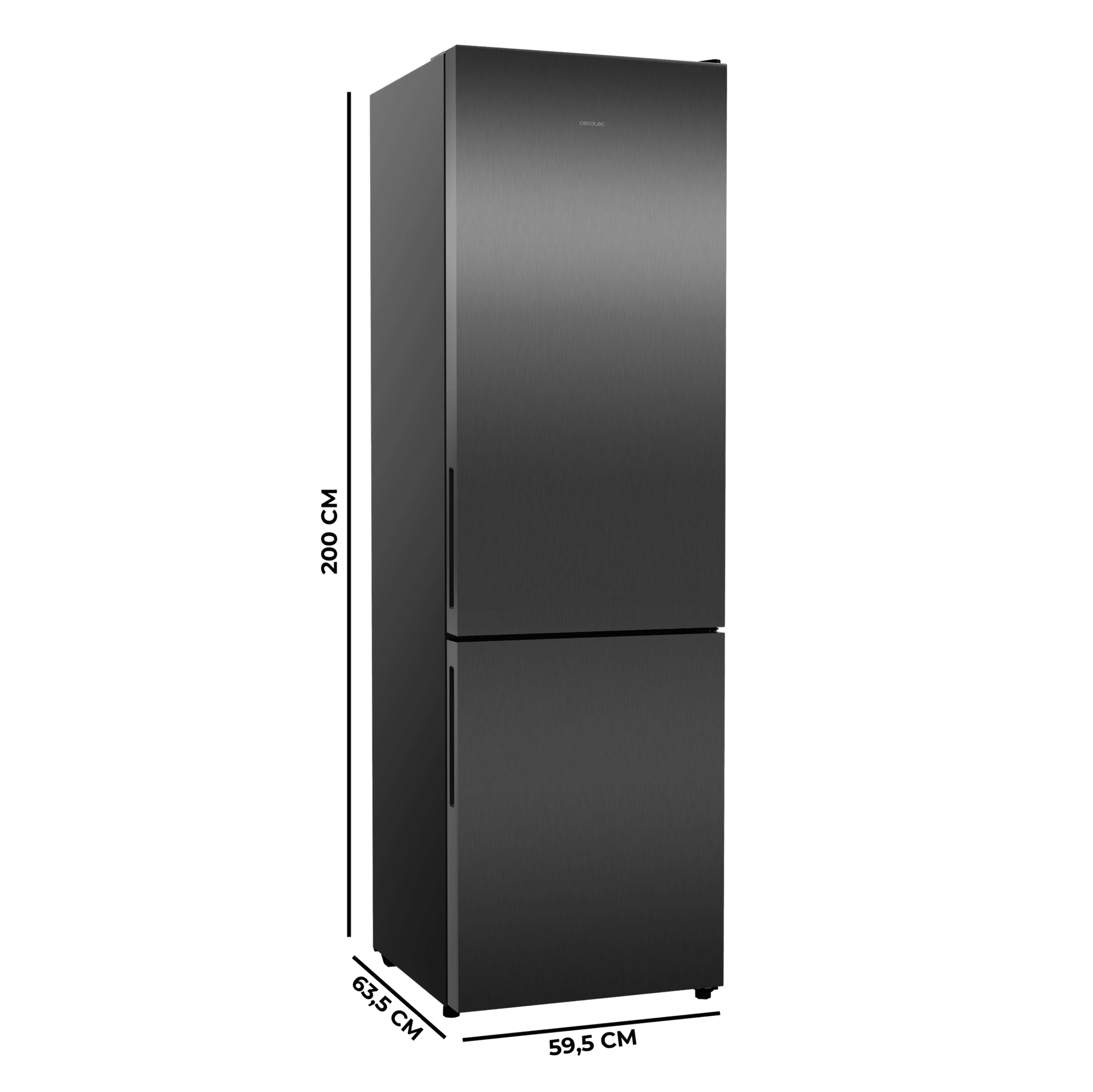 Cecotec Bolero CoolMarket Combi 356i Frigorífico Combi No Frost Dark
