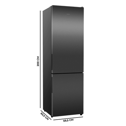 Cecotec Bolero CoolMarket Combi 356i Frigorífico Combi No Frost Dark