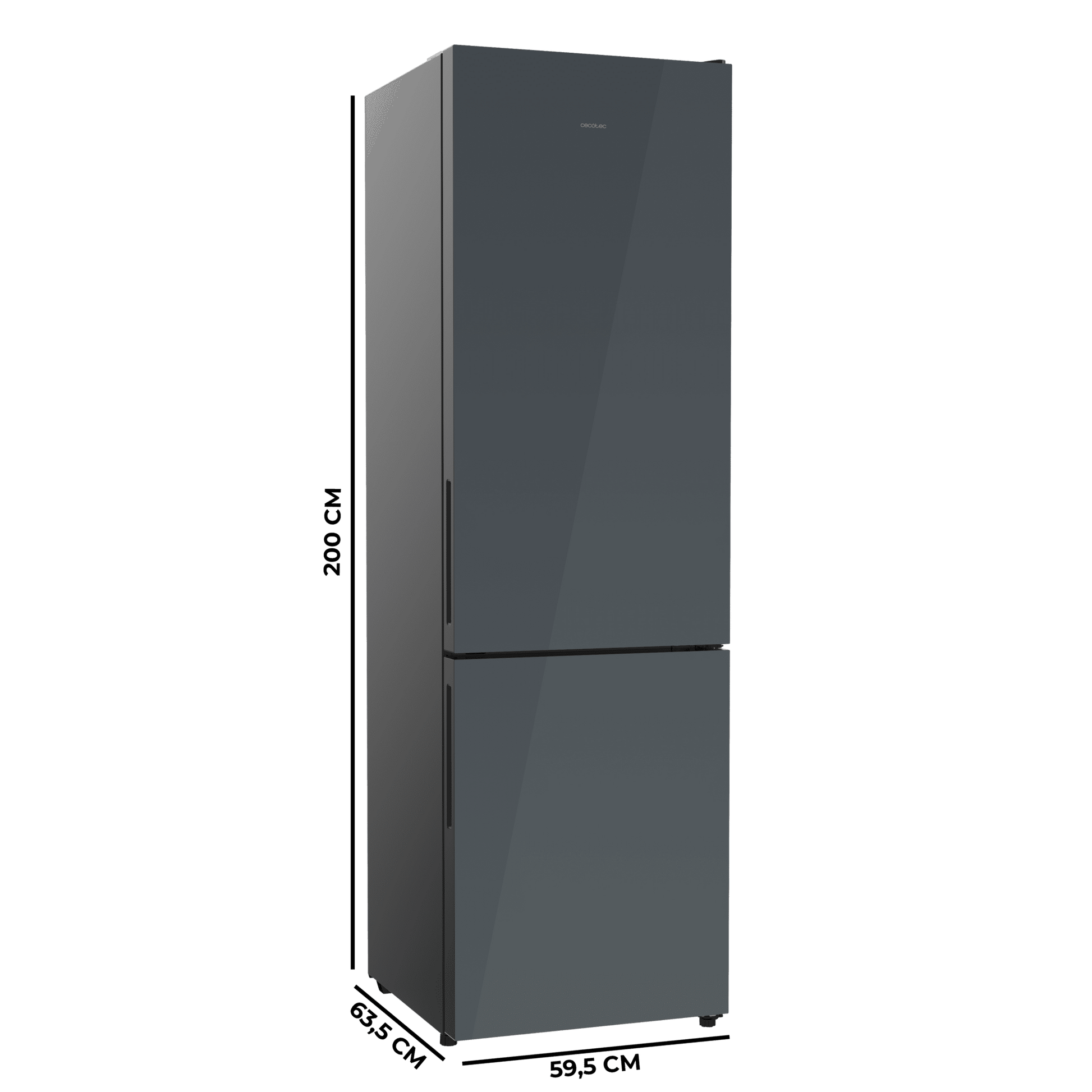 Cecotec Bolero CoolMarket Combi 356i 356L Gris Cristal