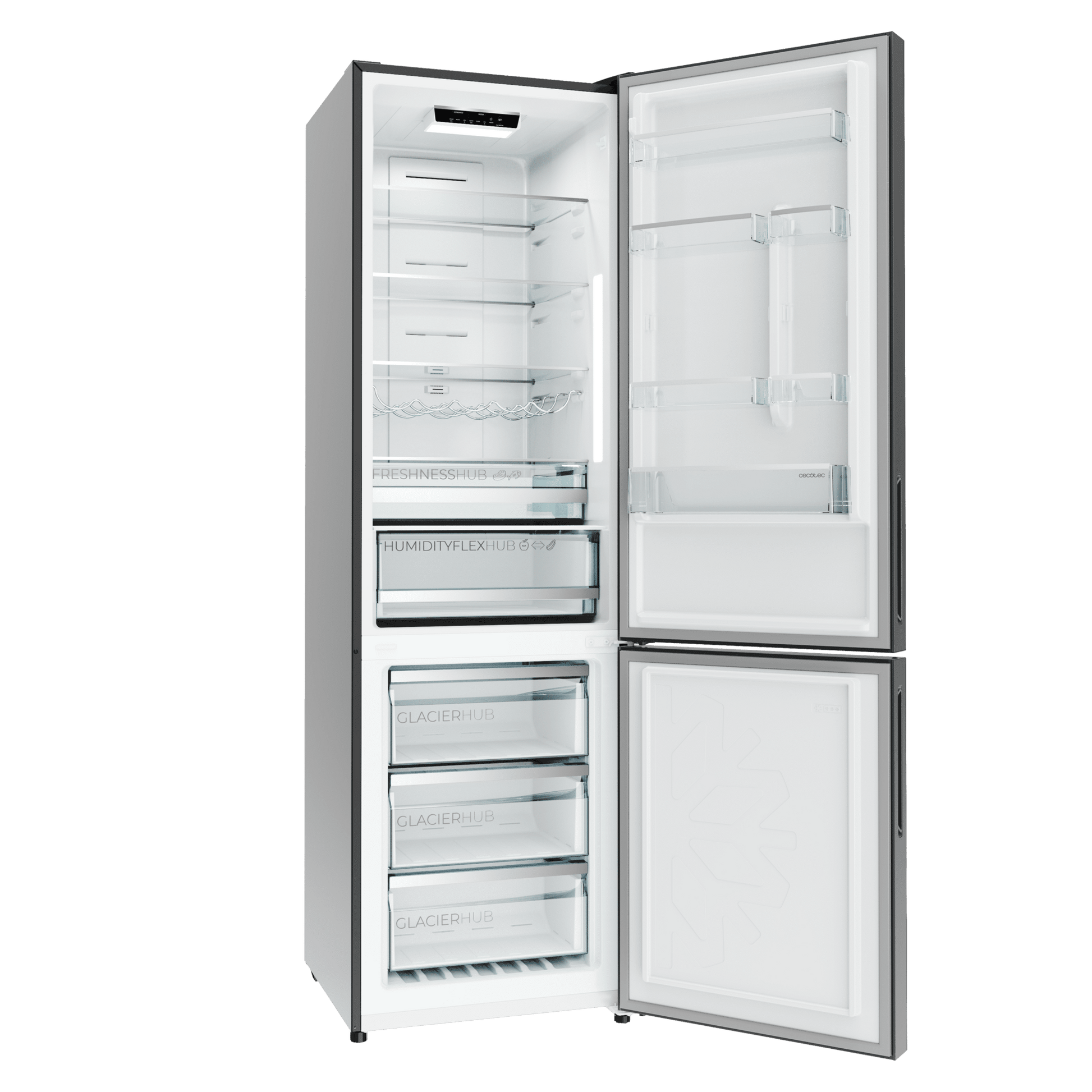 Cecotec Bolero CoolMarket Combi 356i 356L Gris Cristal