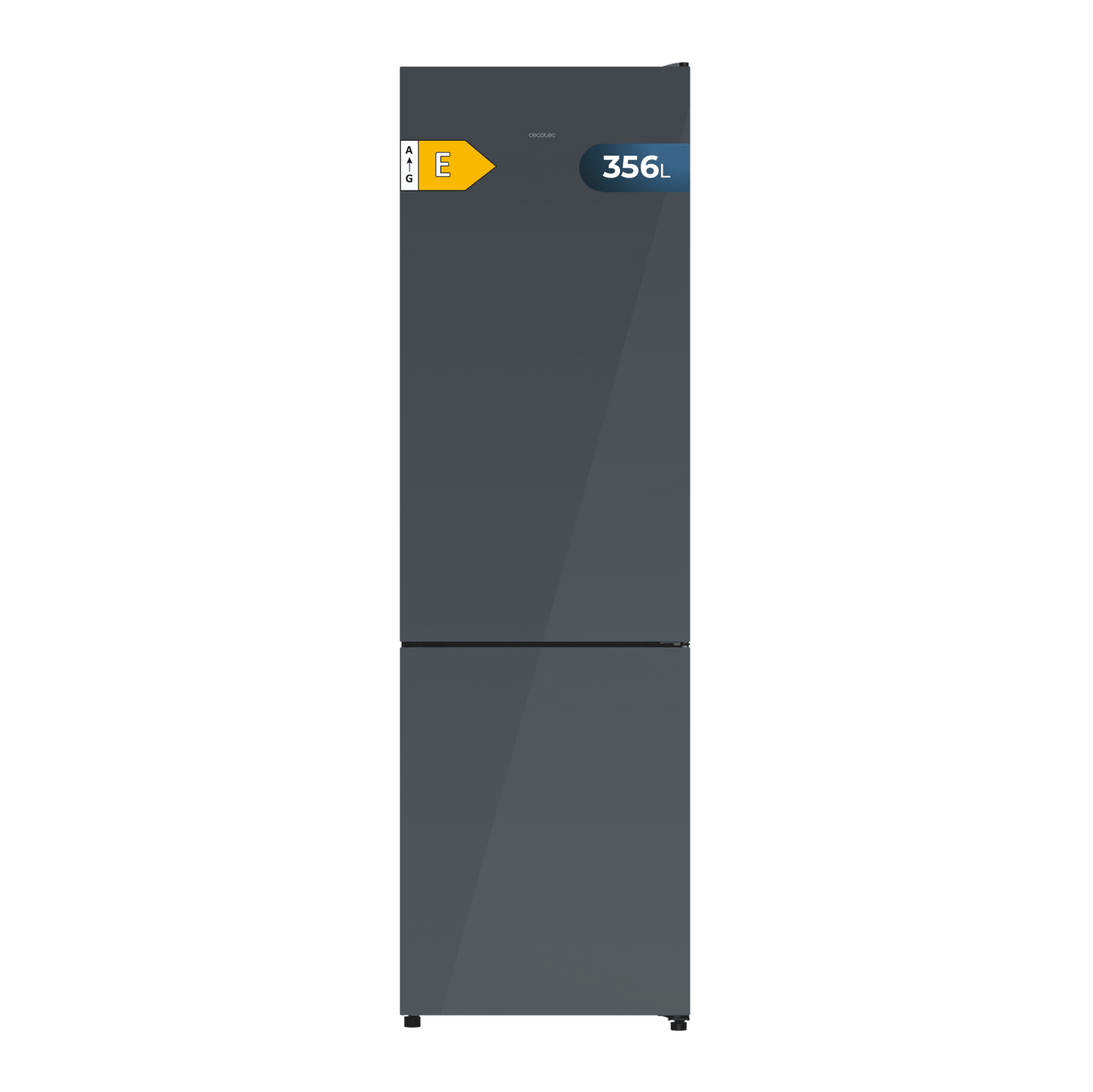 Cecotec Bolero CoolMarket Combi 356i Frigorífico Combi Cristal Gris 356 L