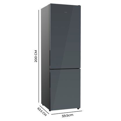 Cecotec Bolero CoolMarket Combi 356i Frigorífico Combi Cristal Gris 356 L