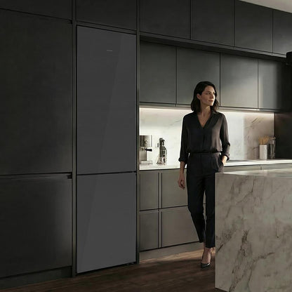 Cecotec Bolero CoolMarket Combi 356i Frigorífico Combi Cristal Gris 356 L