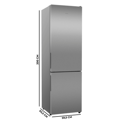 Cecotec Bolero CoolMarket Combi 356i Inox D Frigorífico Combi 356L