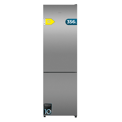 Cecotec Bolero CoolMarket Combi 356i Inox D Frigorífico Combi 356L