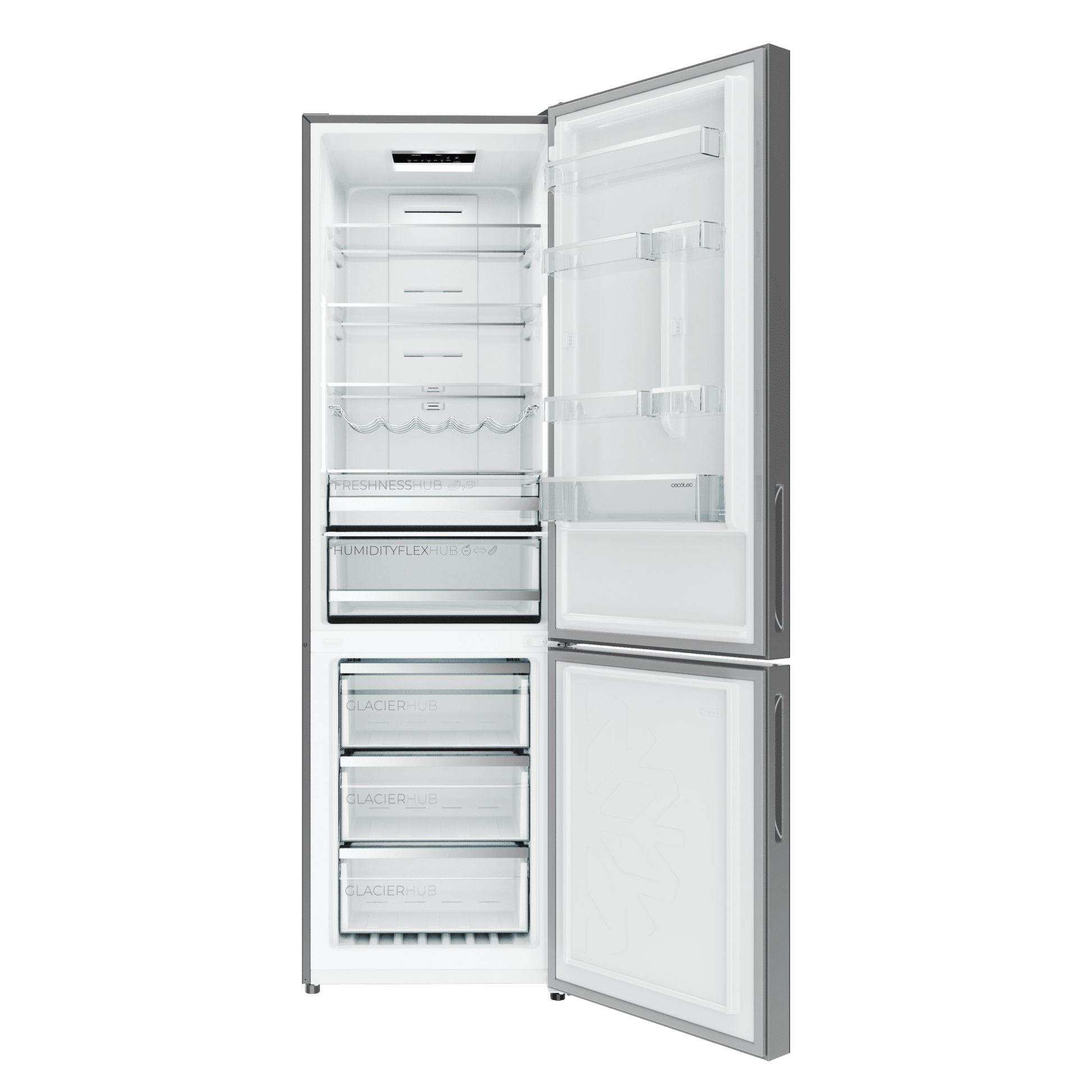 Cecotec Bolero CoolMarket Combi 356i Inox D Frigorífico Combi 356L
