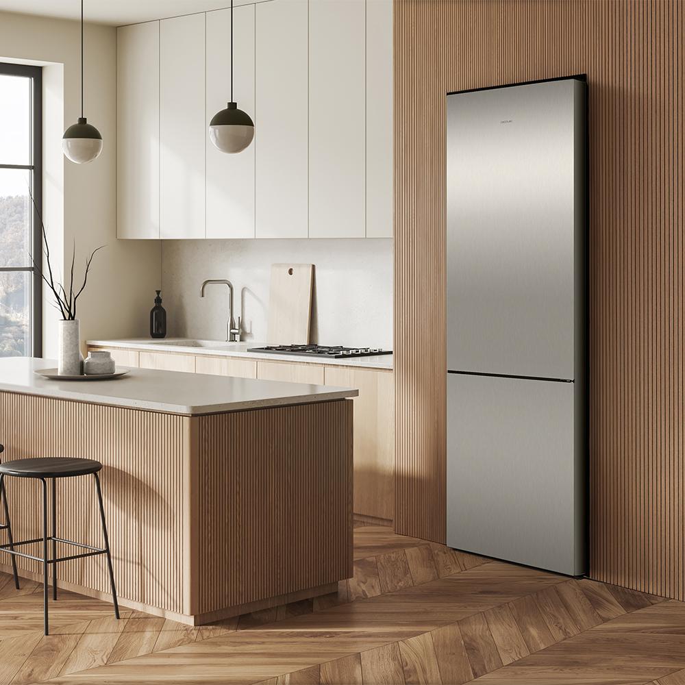 Cecotec CoolMarket 356i Frigorífico Combi Inox