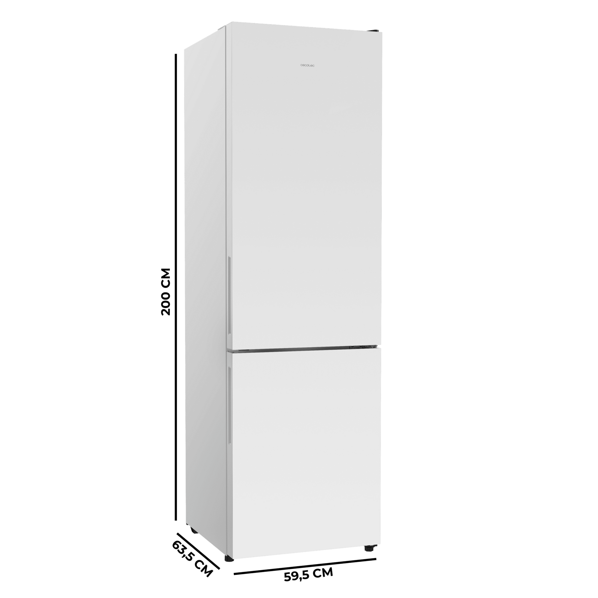 Cecotec Bolero CoolMarket Frigorífico Combi 356L No Frost Blanco