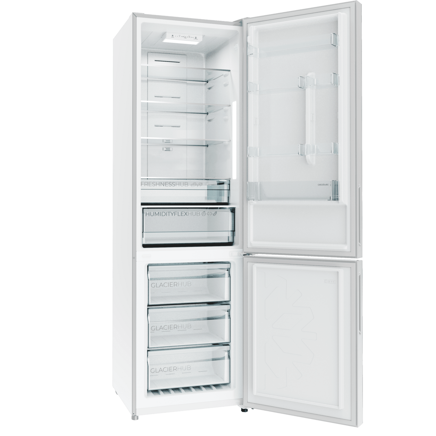 Cecotec Bolero CoolMarket Frigorífico Combi 356L No Frost Blanco