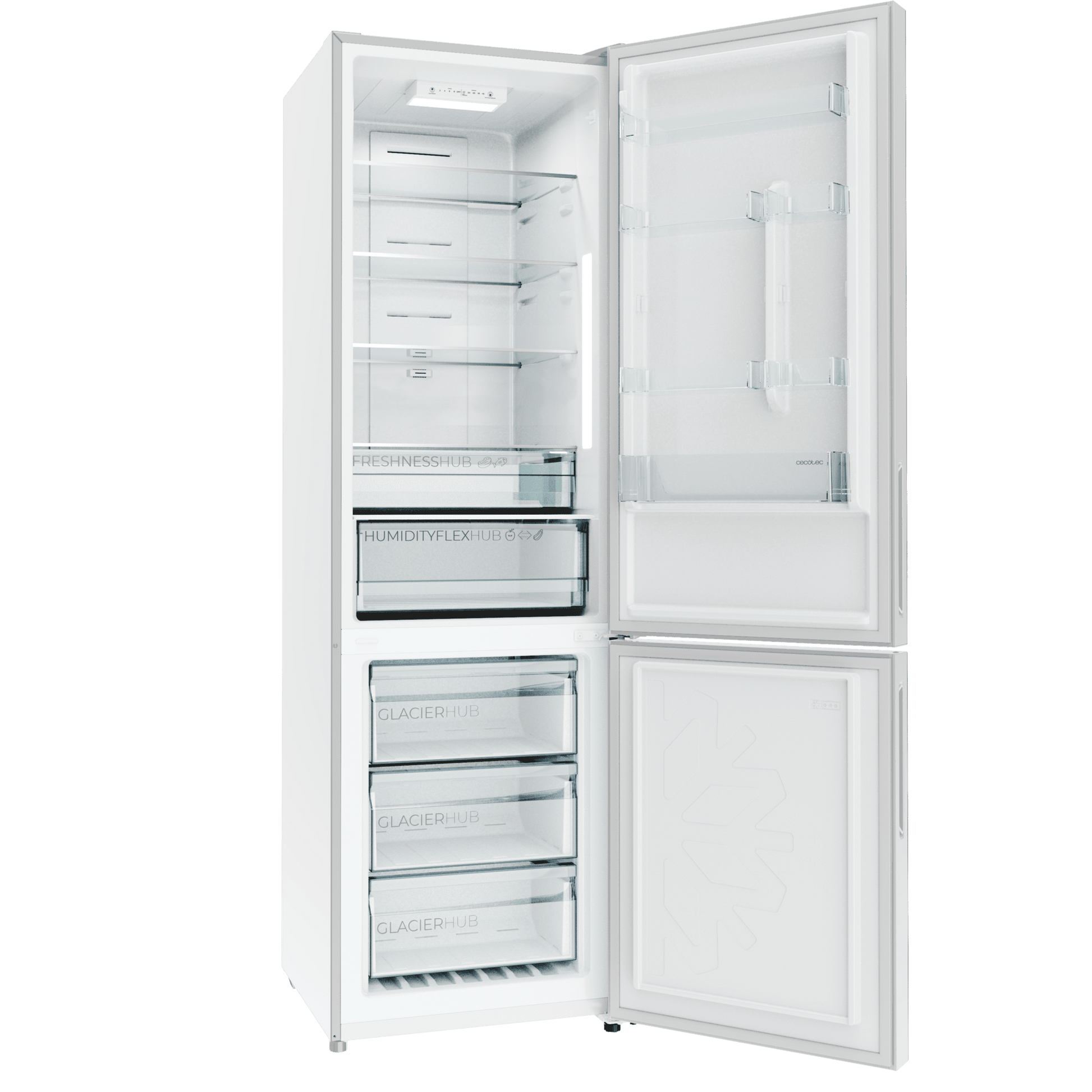 Cecotec Bolero CoolMarket Frigorífico Combi 356L No Frost Blanco