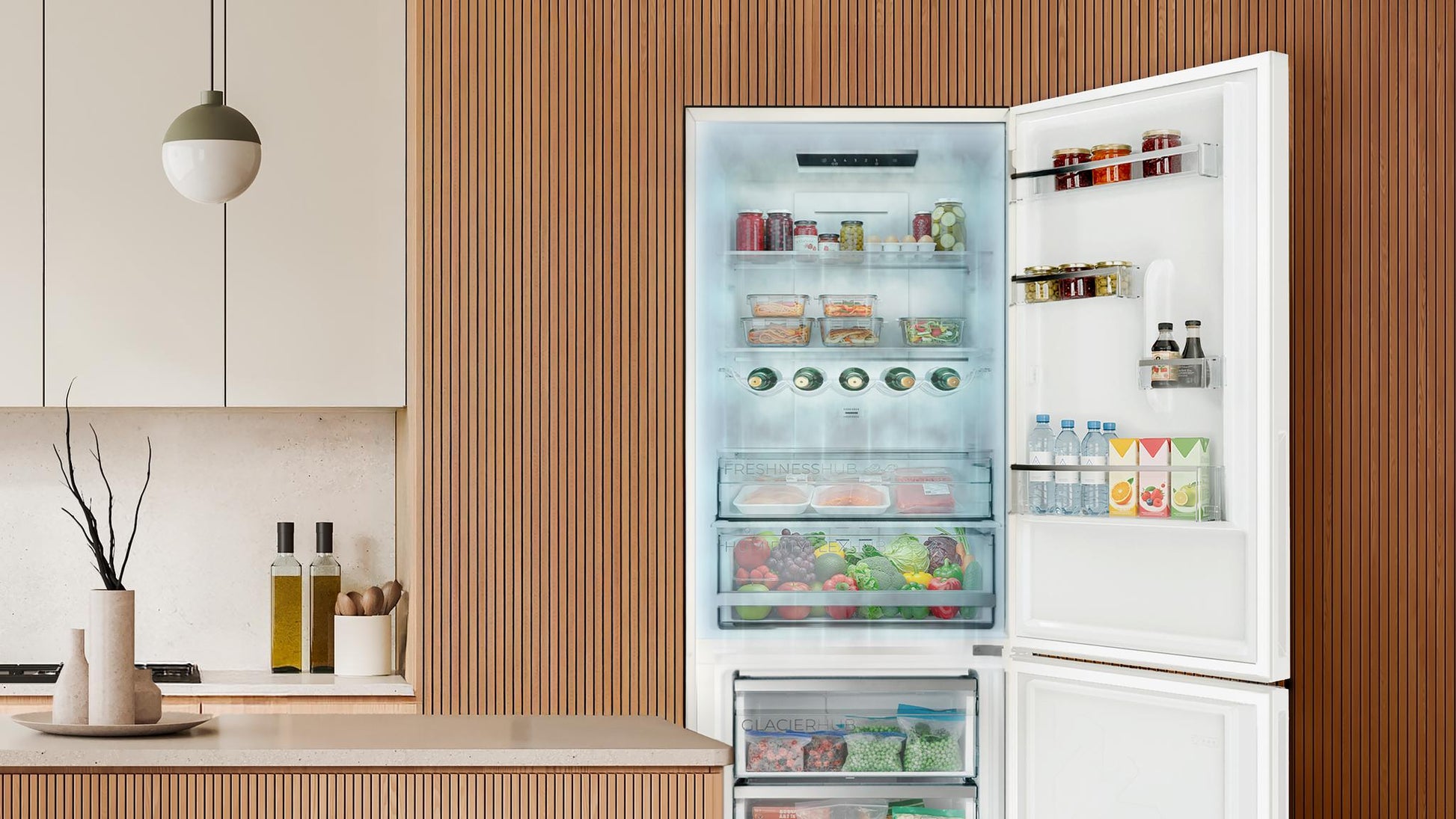 Cecotec Bolero CoolMarket Combi 356i Refrigerador Blanco 356 L