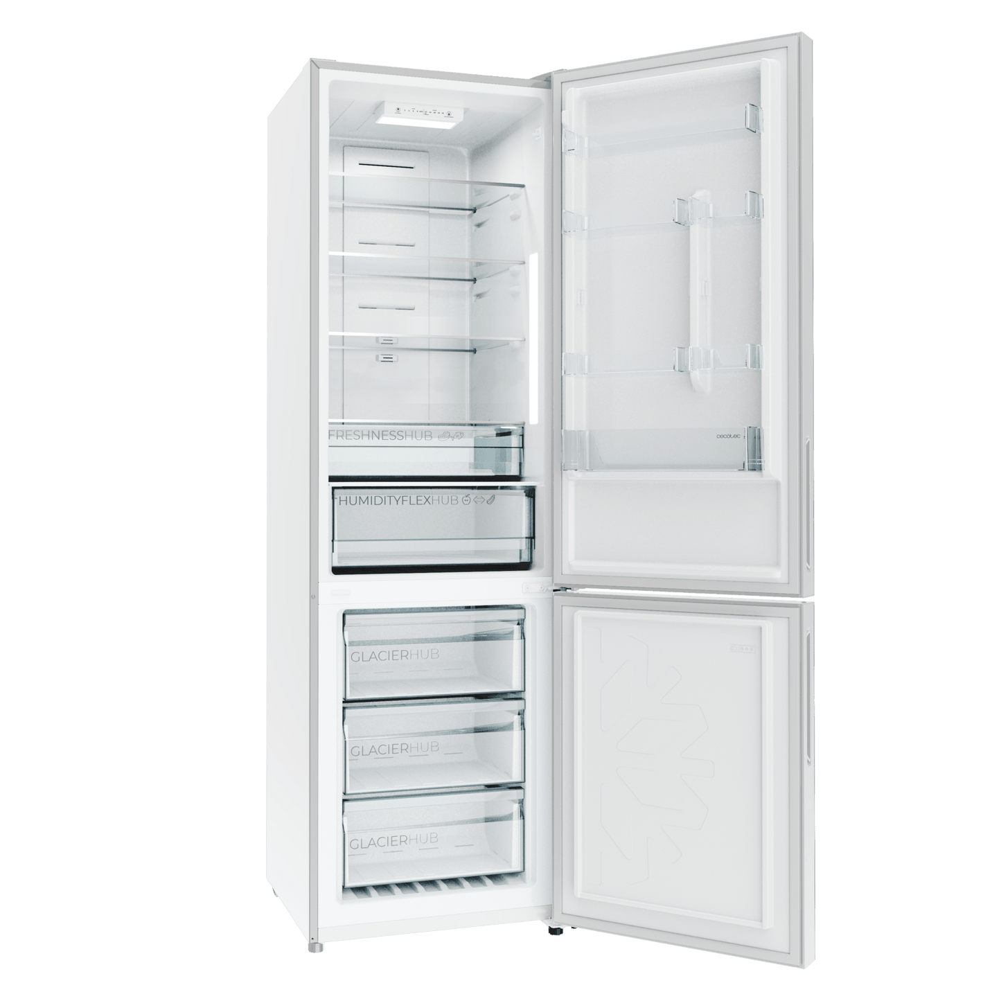 Cecotec Bolero CoolMarket Combi 356i Refrigerador Blanco 356 L