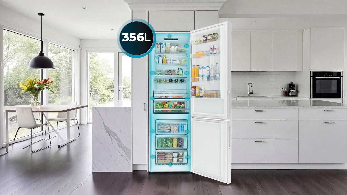 Bolero CoolMarket Combi 356i White Glass D