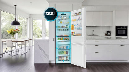Bolero CoolMarket Combi 356i White Glass D