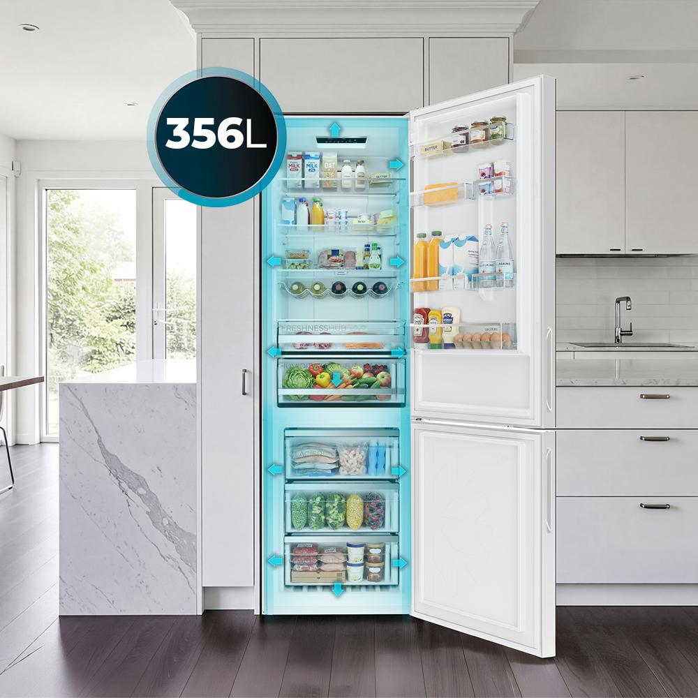 Bolero CoolMarket Combi 356i White Glass D