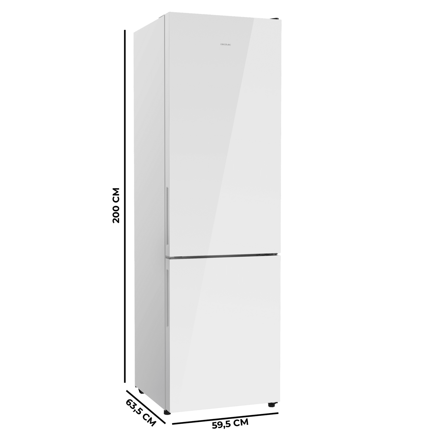 Bolero CoolMarket Combi 356i White Glass D