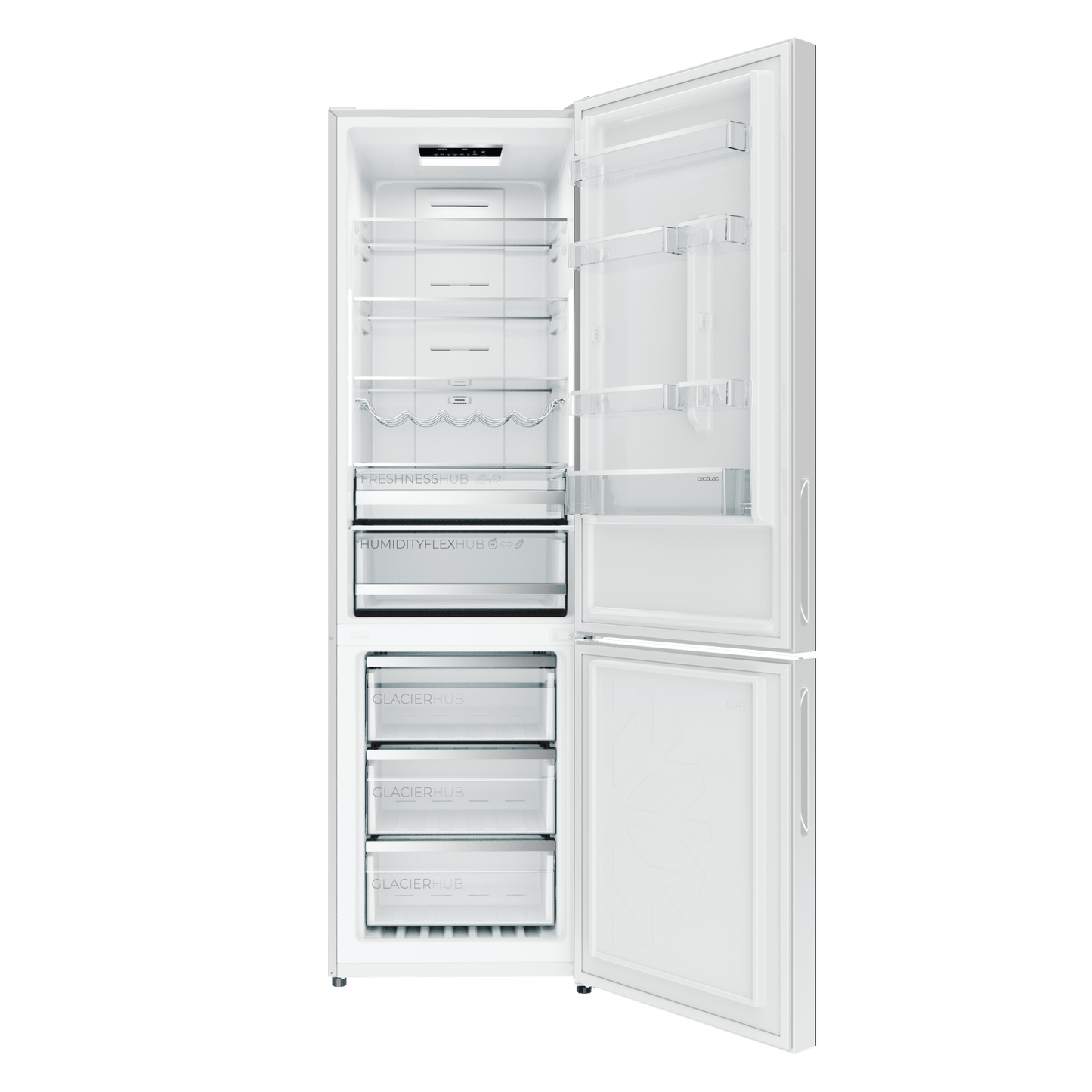 Cecotec Bolero CoolMarket Combi 356i Frigorífico Combi 356L Blanco
