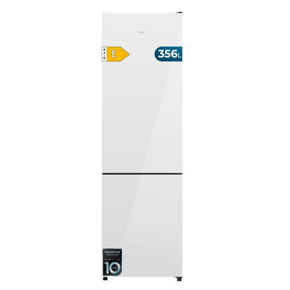 Cecotec Bolero CoolMarket Combi 356i Frigorífico Combi 356L Blanco
