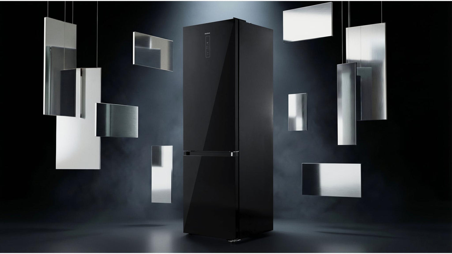 Cecotec Bolero CoolMarket 405 Elite Black Glass D Frigorífico