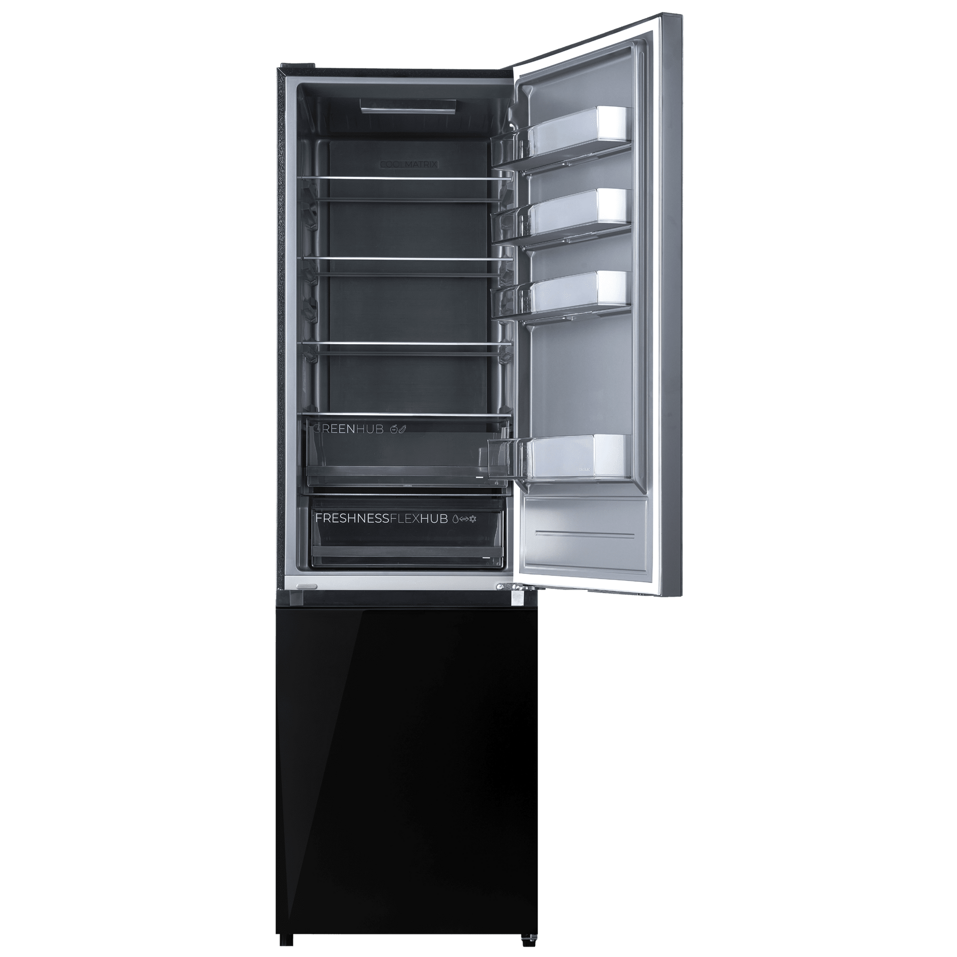 Cecotec Bolero CoolMarket 405 Elite Black Glass D Frigorífico