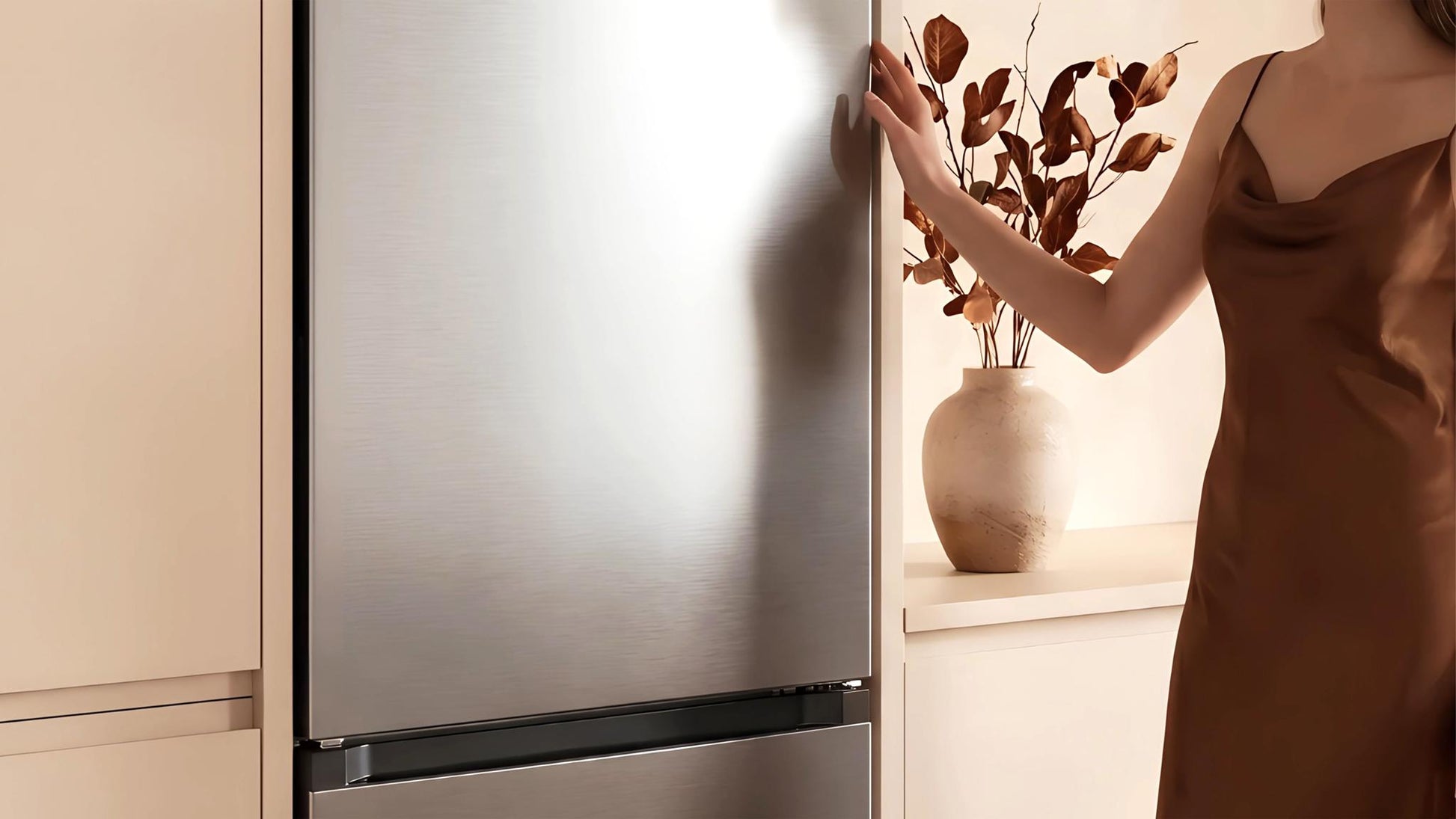 Cecotec Bolero CoolMarket Combi 405 MC Frigorífico Combi Inox A