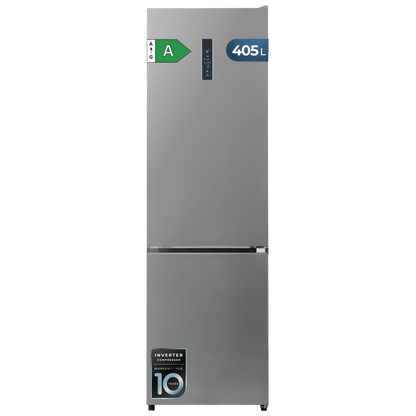 Cecotec Bolero CoolMarket Combi 405 MC Frigorífico Combi Inox A