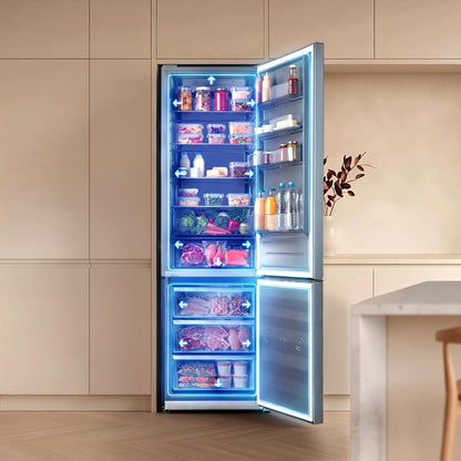 Cecotec Bolero CoolMarket Combi 405 MC Frigorífico Combi Inox A