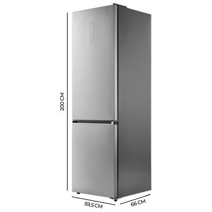 Cecotec Bolero CoolMarket Combi 405 MC Frigorífico Combi Inox A