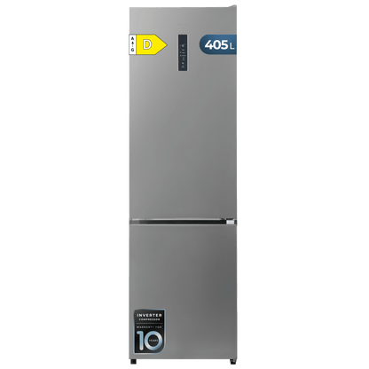Cecotec Bolero CoolMarket Combi 405 MC Frigorífico Inox NoFrost