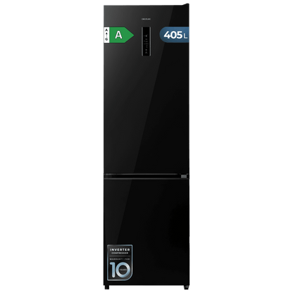 Cecotec Bolero CoolMarket 405 WL Elite Frigorífico Black Glass A
