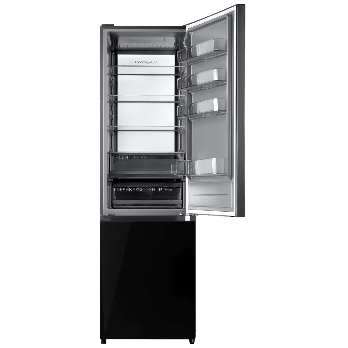 Cecotec Bolero CoolMarket 405 WL Elite Frigorífico Black Glass A