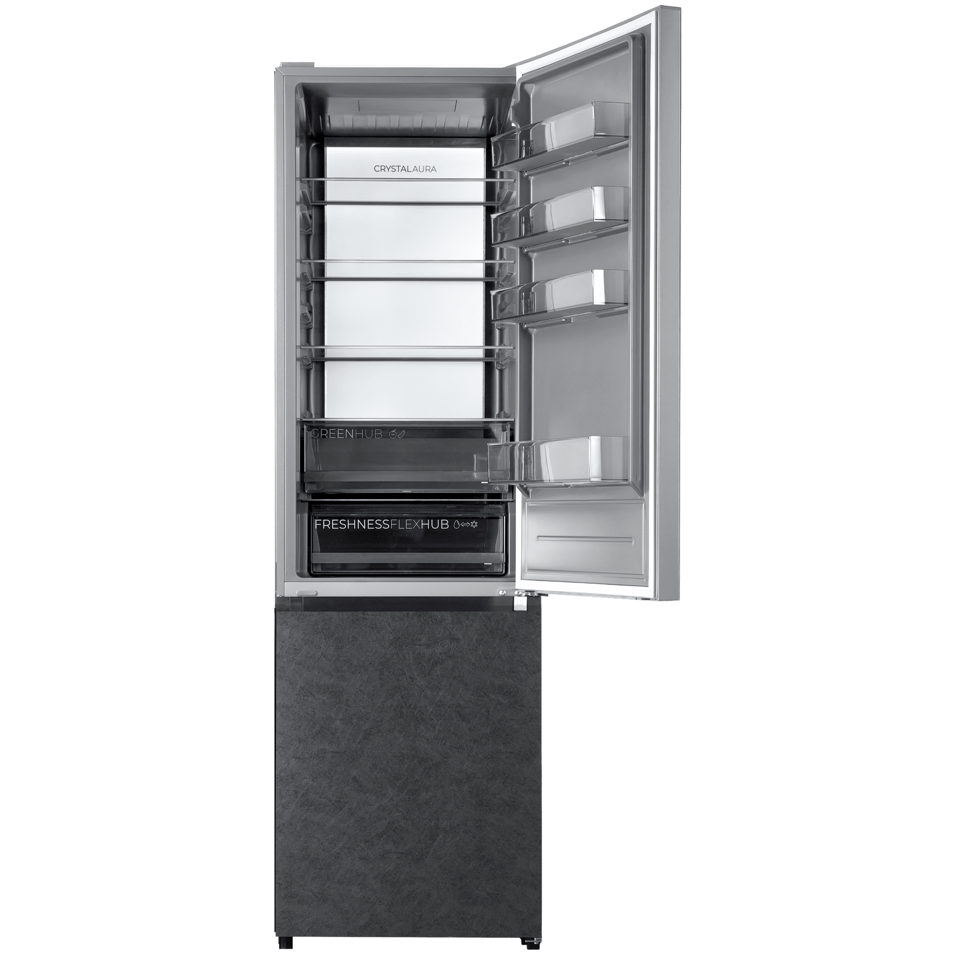 Cecotec Bolero CoolMarket Frigorífico Combi Max Inside 405L Black Peach