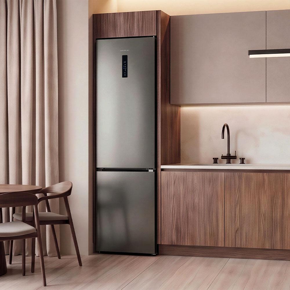 Cecotec Bolero CoolMarket Frigorífico Combi Max Inside 405L Black Peach