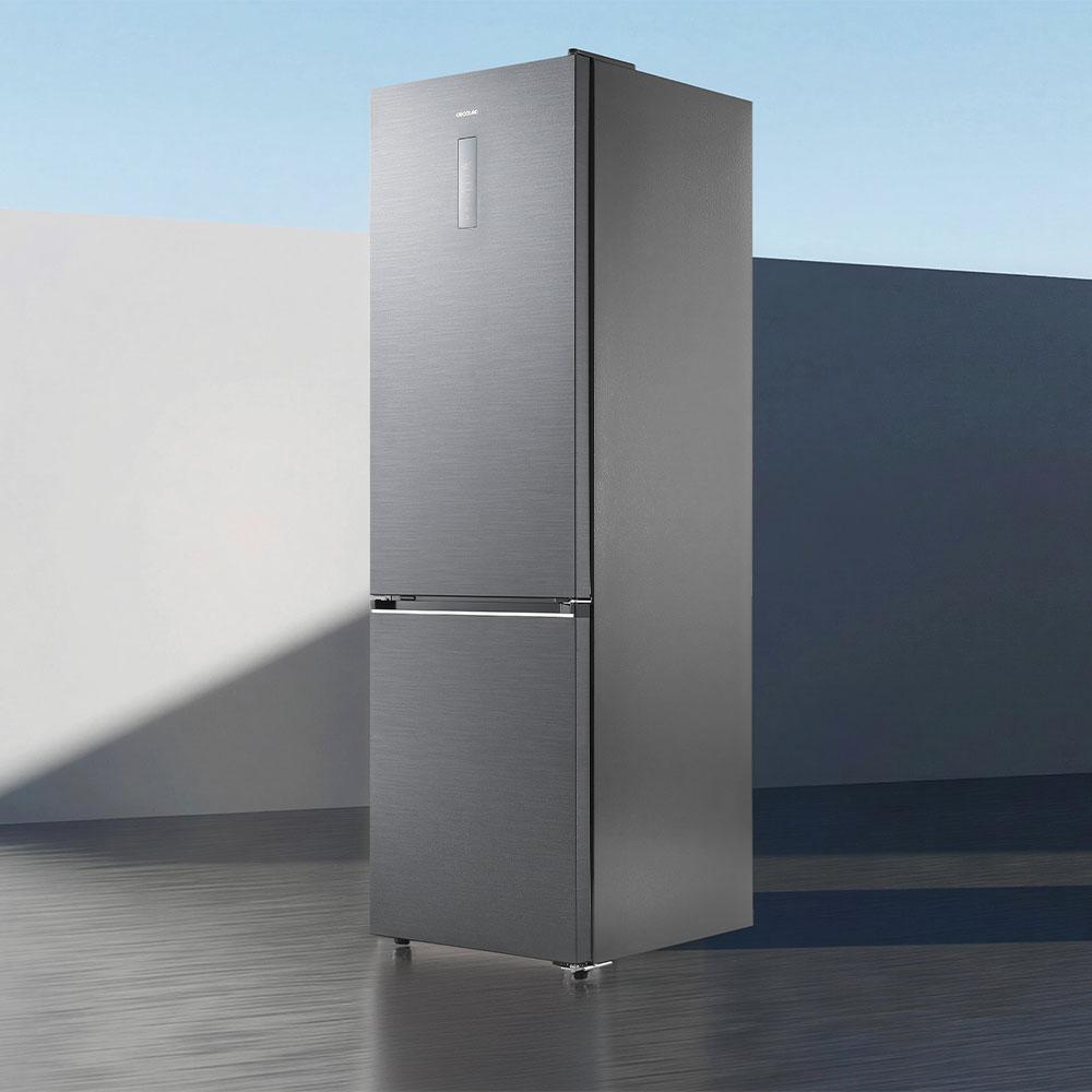 Cecotec Bolero CoolMarket Frigorífico Combi Max Inside 405L Black Peach