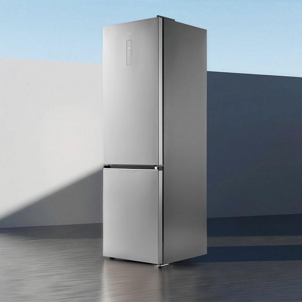 Cecotec Bolero CoolMarket Frigorífico Combi Inox 405 L