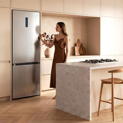 Cecotec Bolero CoolMarket Frigorífico Combi Inox 405 L