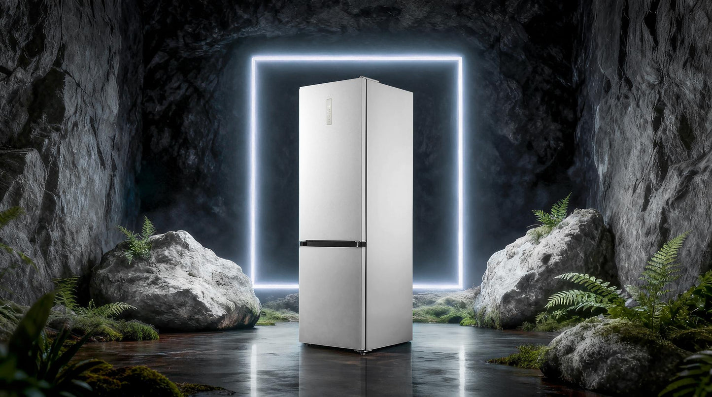 Cecotec Bolero CoolMarket 405 WL Elite Frigorífico Lunar Stone Blanco