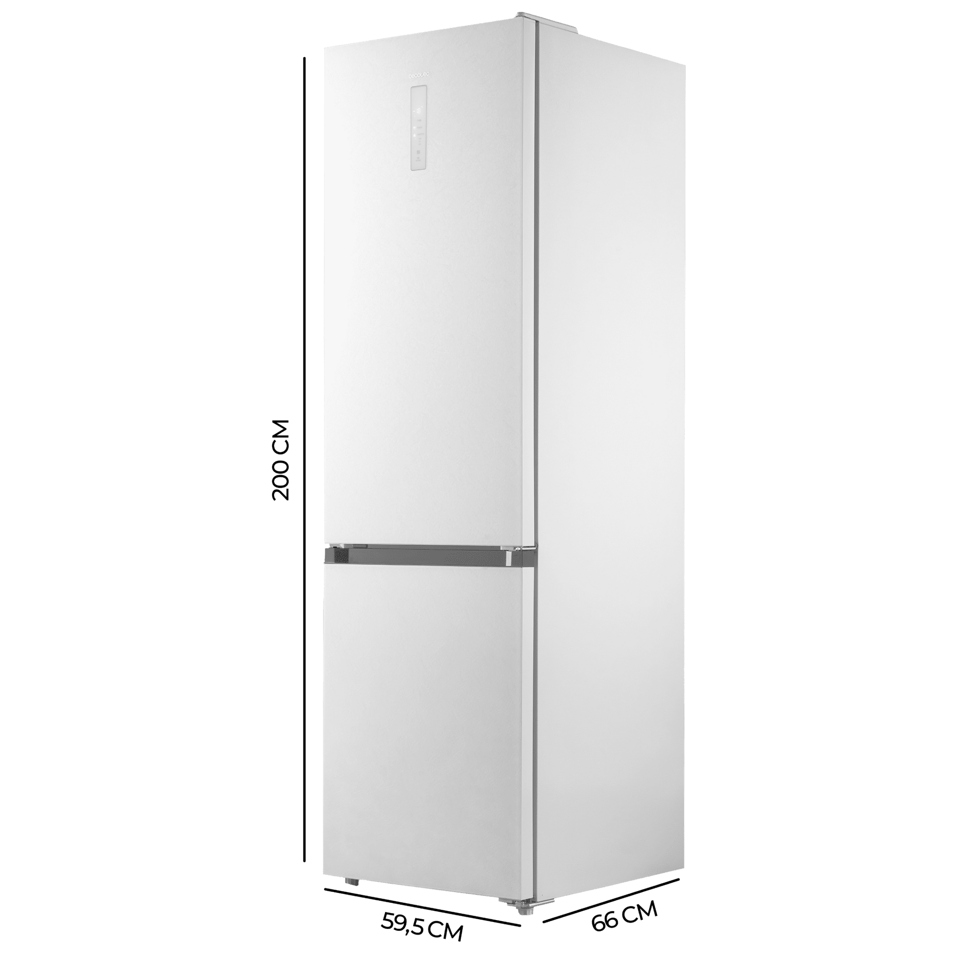 Cecotec Bolero CoolMarket 405 WL Elite Frigorífico Lunar Stone Blanco