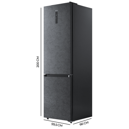 Cecotec Bolero CoolMarket Combi 405 WL Elite Onyx Stone Frigorífico