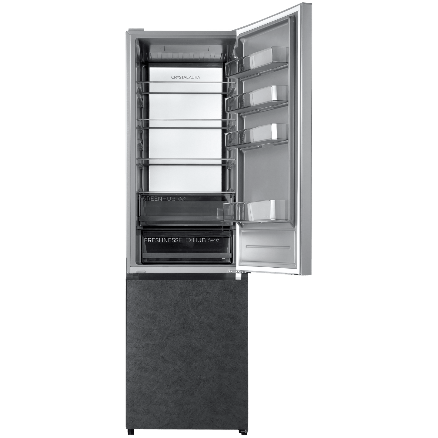 Cecotec Bolero CoolMarket Combi 405 WL Elite Onyx Stone Frigorífico