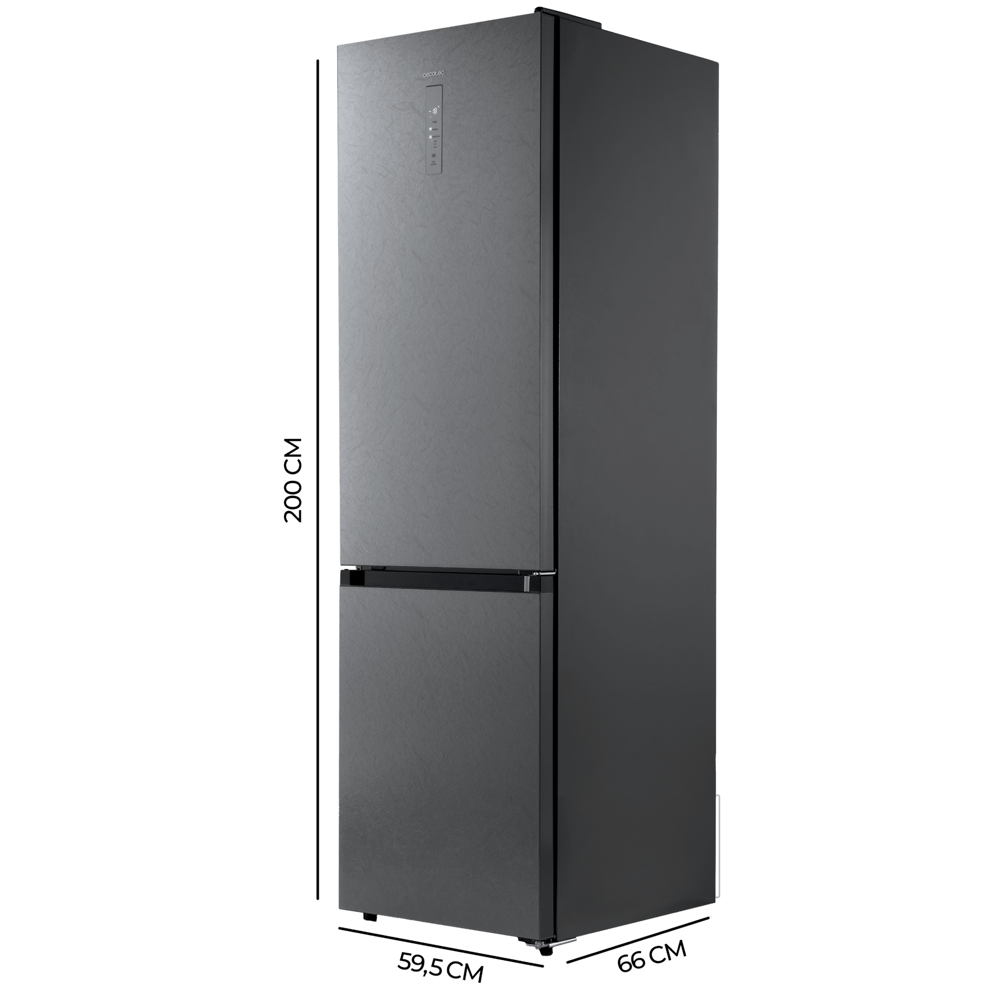 Cecotec Bolero CoolMarket Combi 405 WL Silex Stone Frigorífico 405L