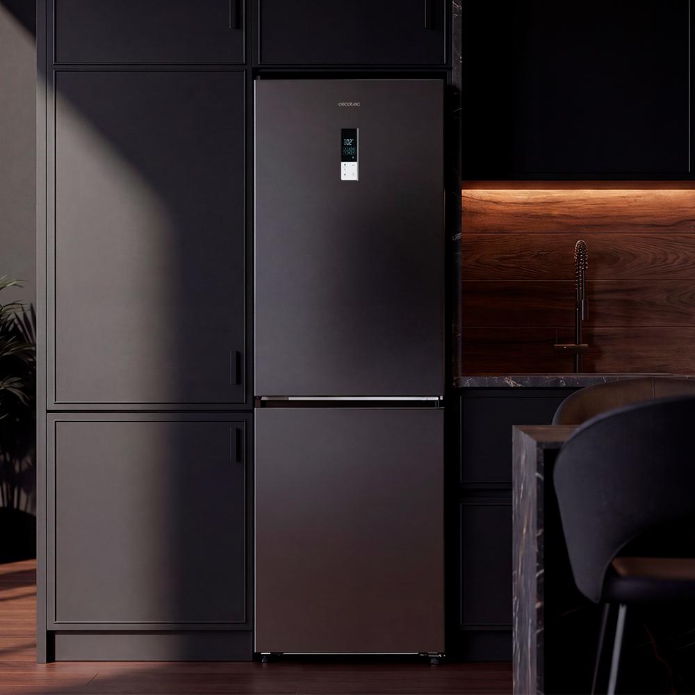 Cecotec Bolero CoolMarket Combi 409 Frigorífico Combi Inox Oscuro 409L