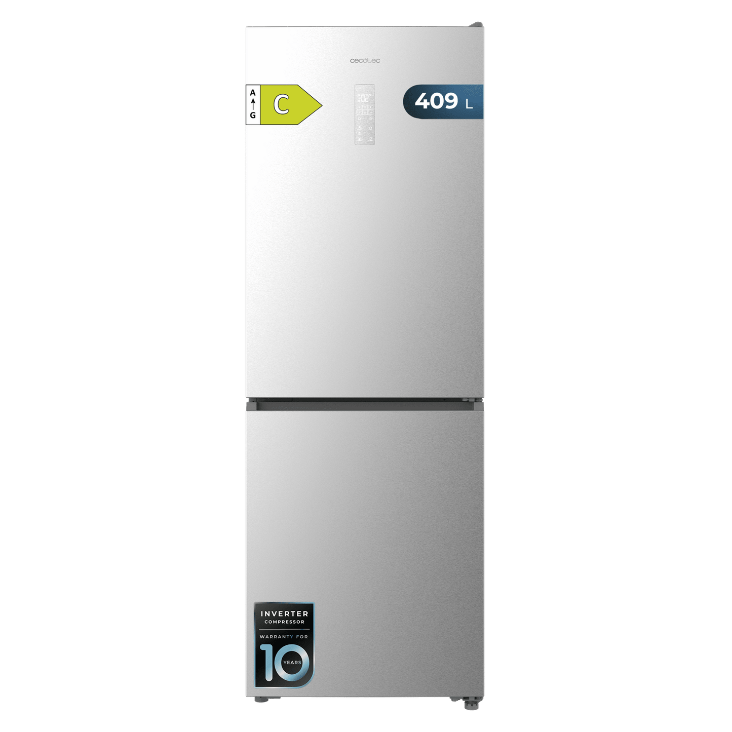Cecotec Bolero CoolMarket Combi 409 Inox Frigorífico Combi