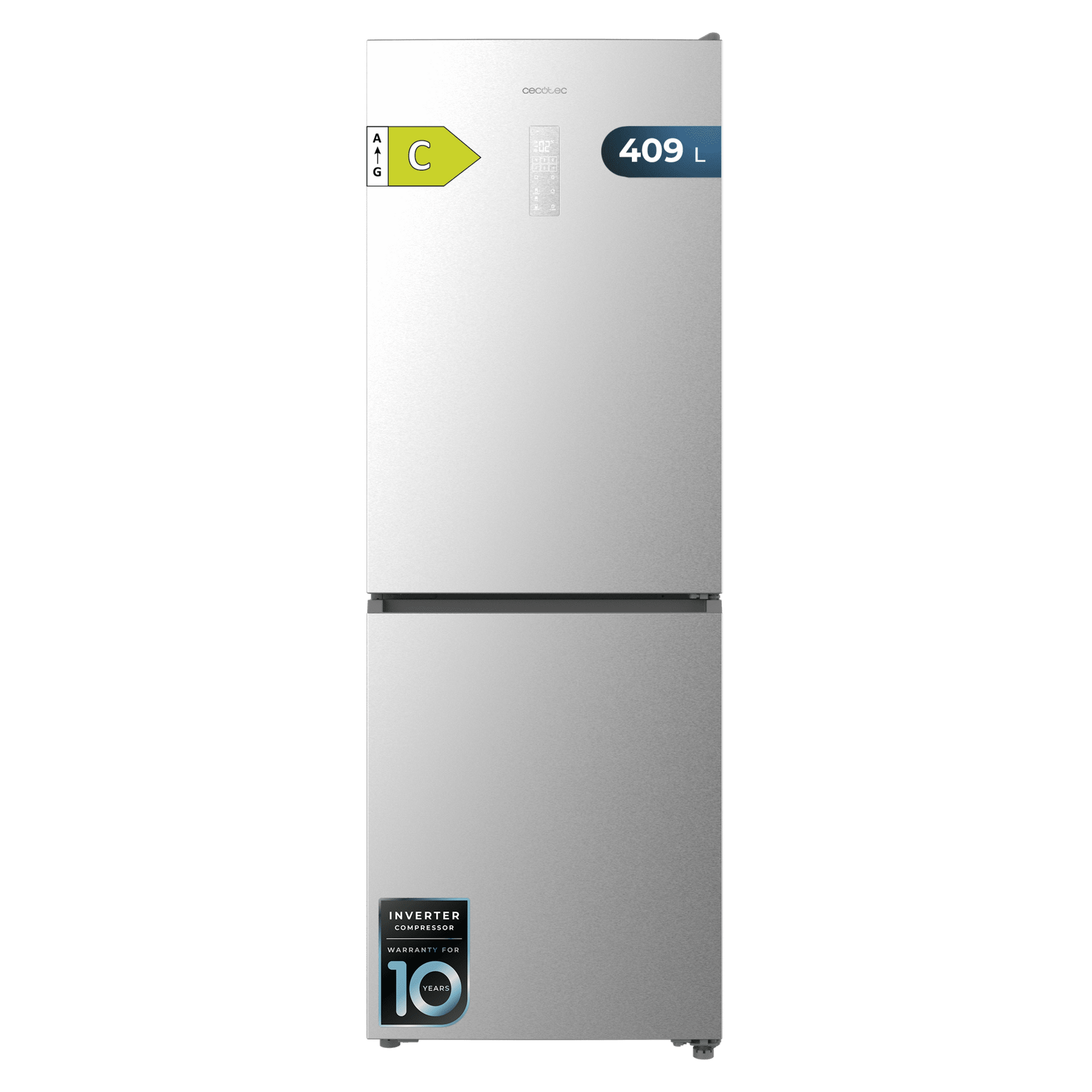 Cecotec Bolero CoolMarket Combi 409 Inox Frigorífico Combi